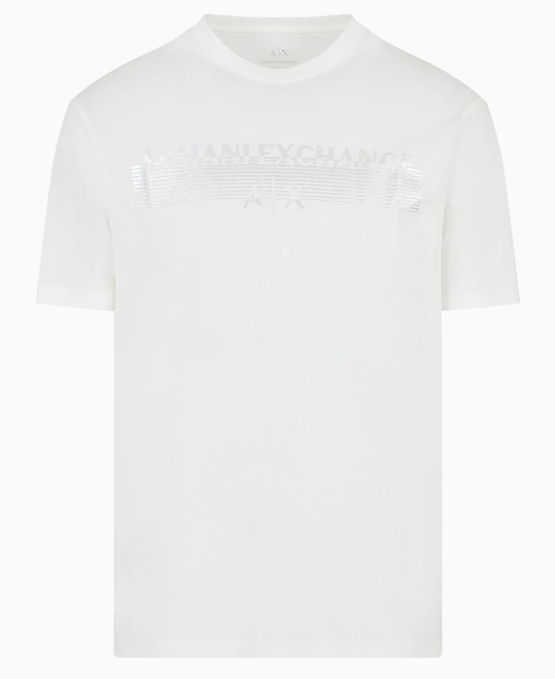 A|X Armani Exchange Men's Metallic Logo Graphic T-Shirt
