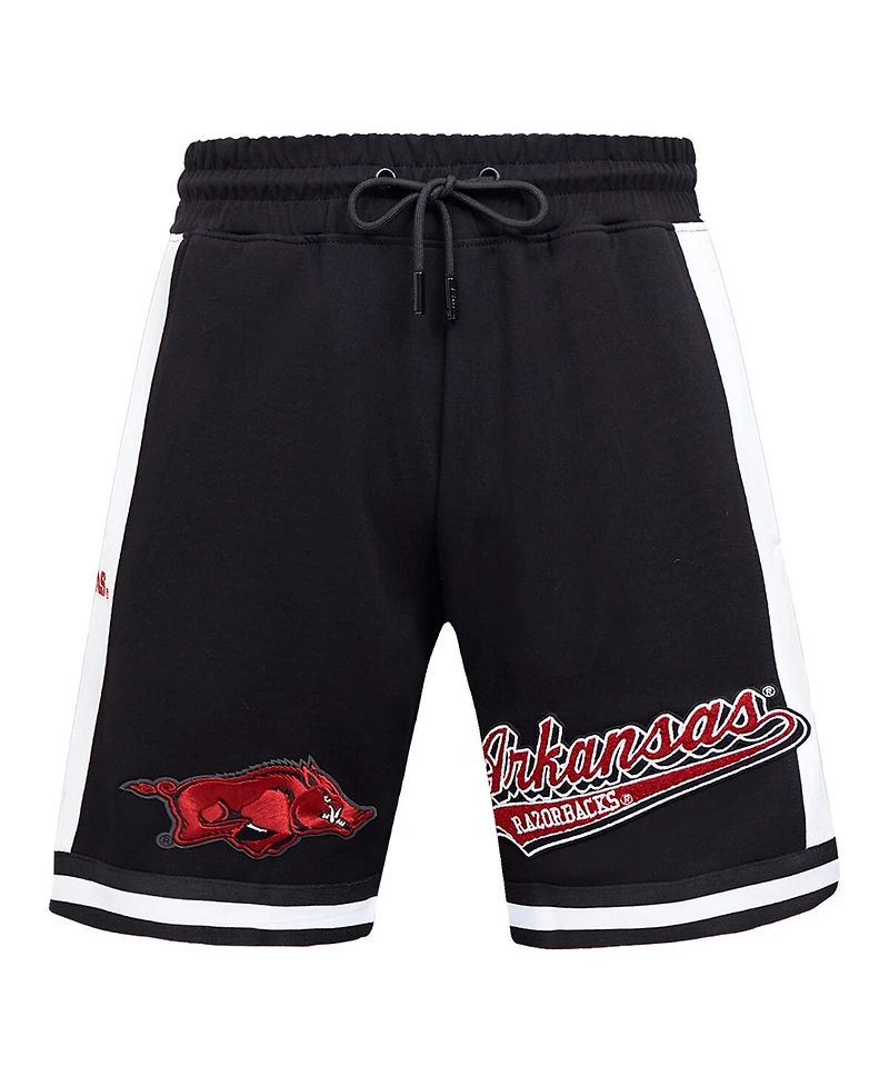 Pro Standard Men's Black Arkansas Razorbacks Script Tail Dk 2.0 Shorts