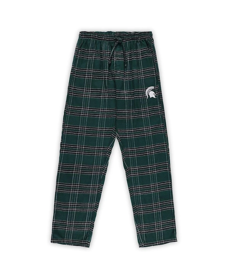 Profile Men's Green Michigan State Spartans Big Tall 2-Pack T-Shirt Flannel Pants Set