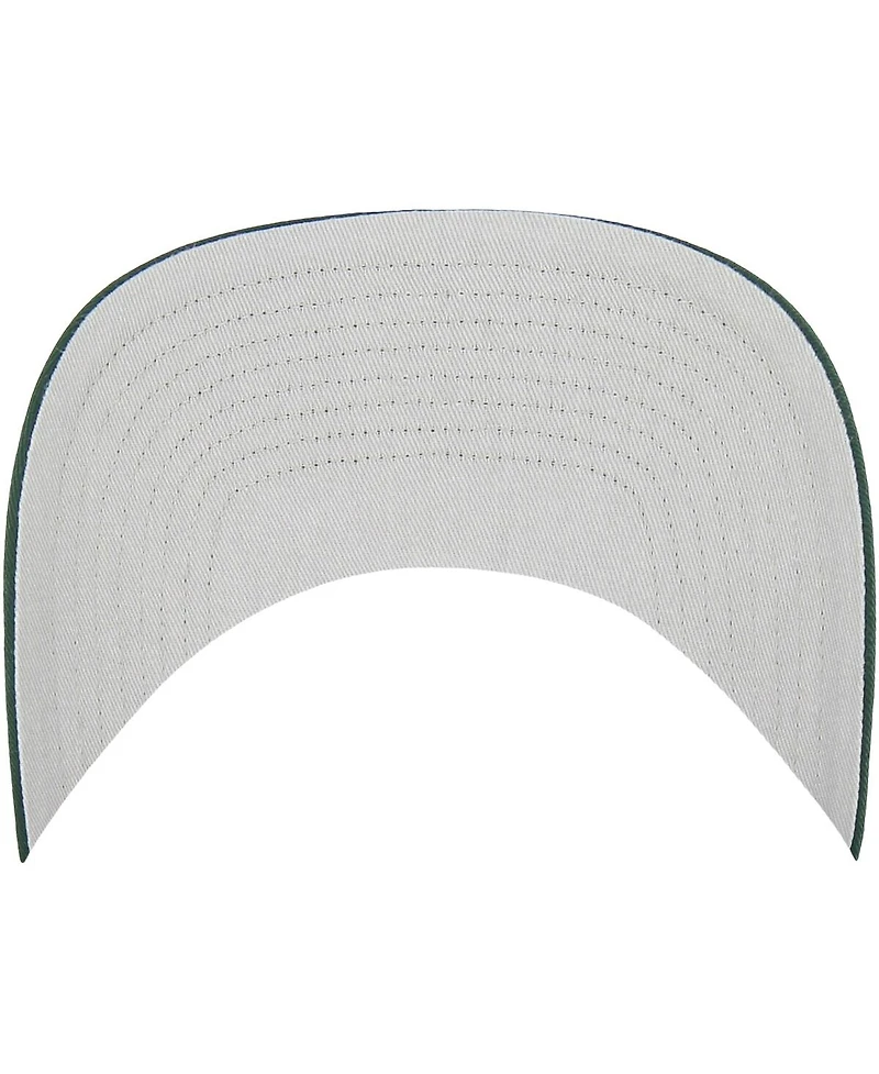 47 Brand Men's Green Michigan State Spartans Straight Eight Adjustable Trucker Hat