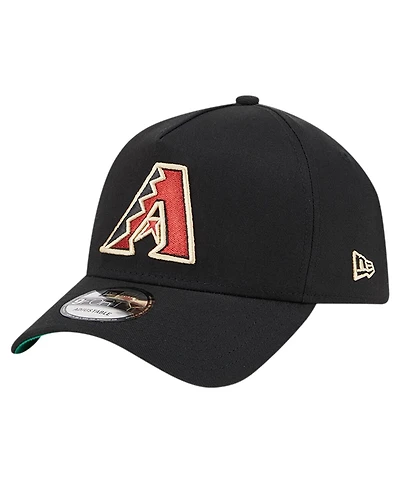 New Era Men's Black Arizona Diamondbacks Team Color A-Frame 9Forty Adjustable Hat