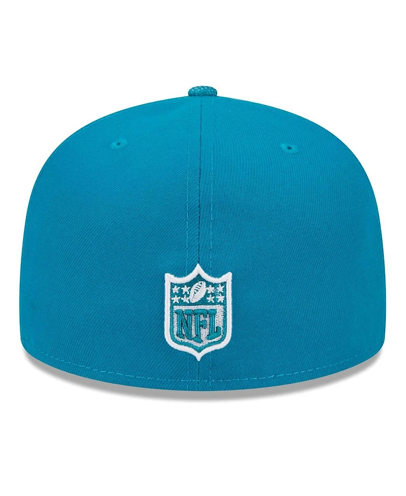 New Era Men's Teal Jacksonville Jaguars Active Ballistic 59Fifty Fitted Hat