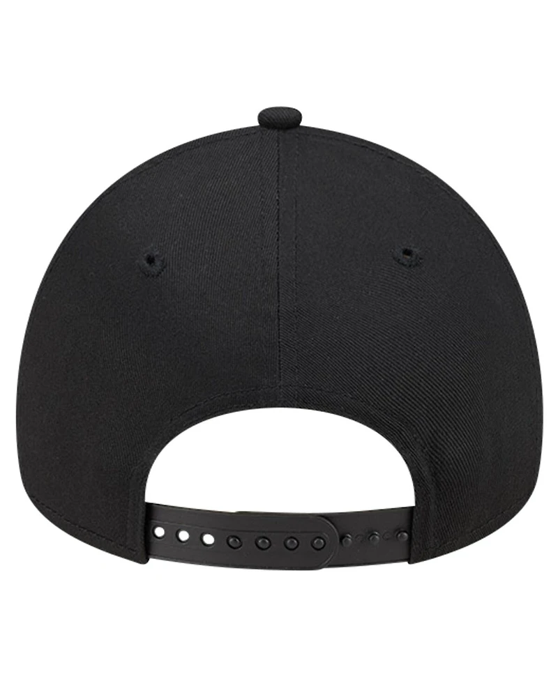 New Era Men's Black Arizona Diamondbacks Team Color A-Frame 9Forty Adjustable Hat