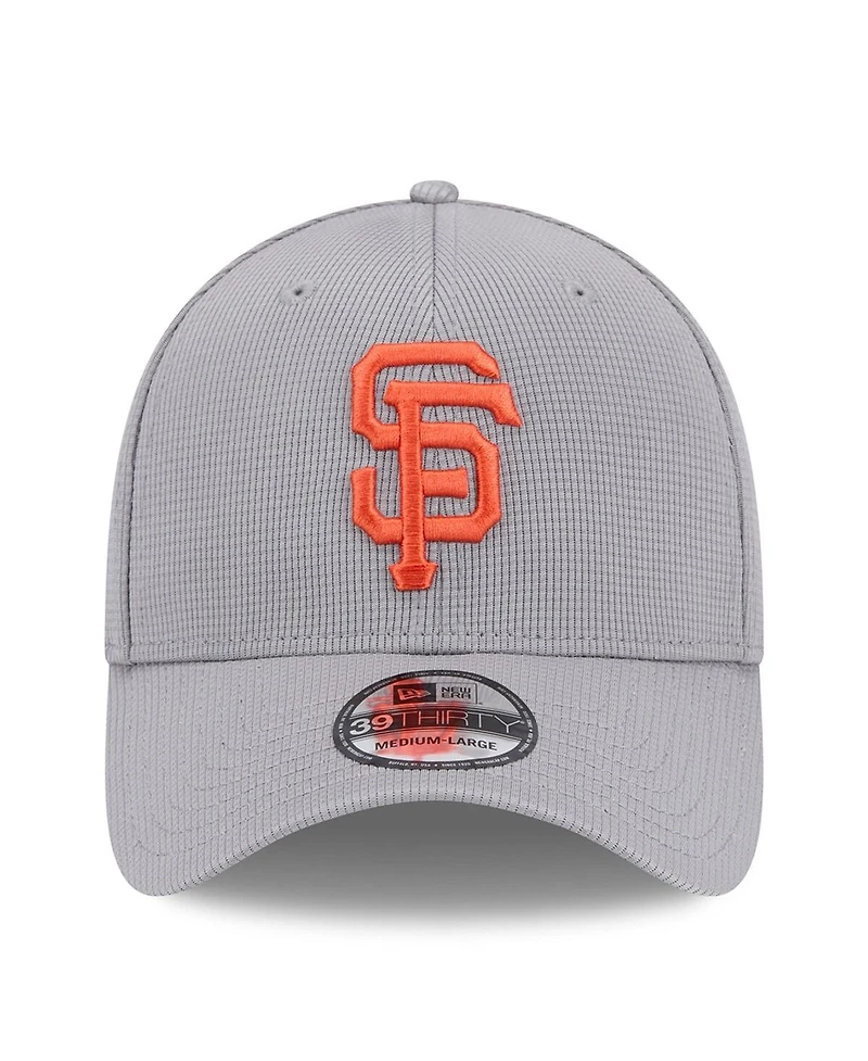New Era Men's Gray San Francisco Giants Active Pivot 39Thirty Flex Hat