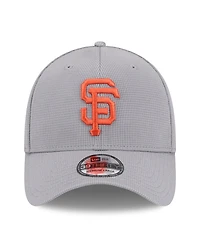 New Era Men's Gray San Francisco Giants Active Pivot 39Thirty Flex Hat