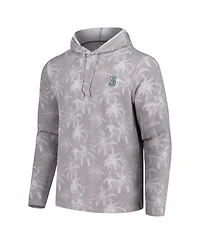 Tommy Bahama Men's Gray Seattle Mariners Palm Frenzy Hoodie Long Sleeve T-Shirt