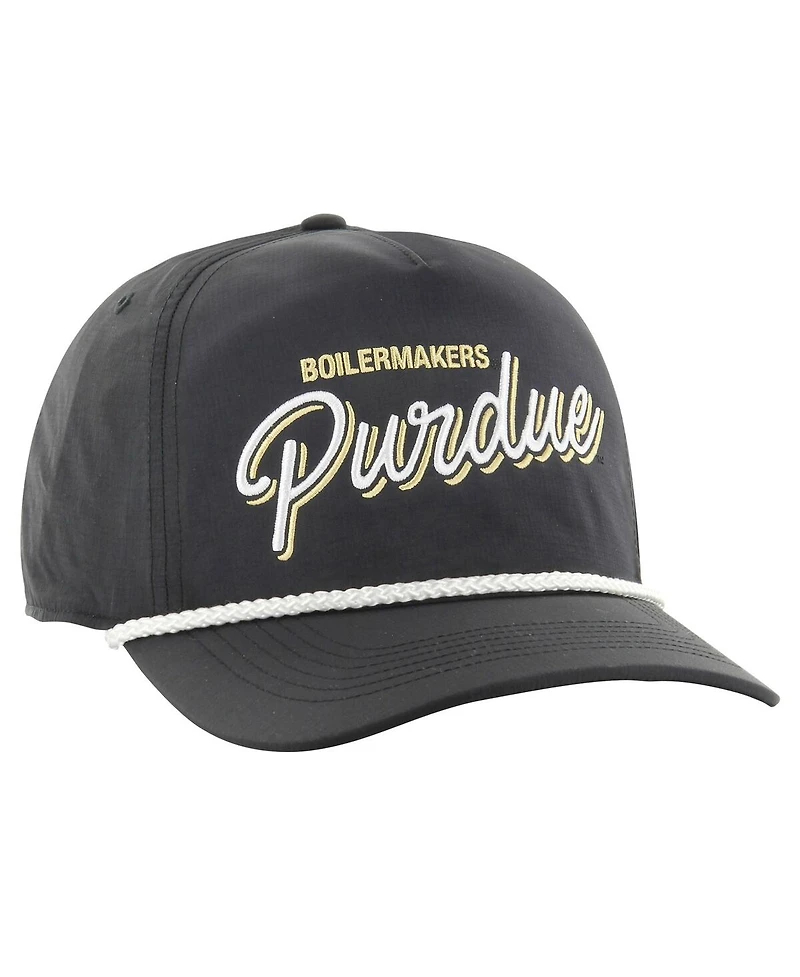 47 Men's Black Purdue Boilermakers Fairway Hitch Adjustable Hat