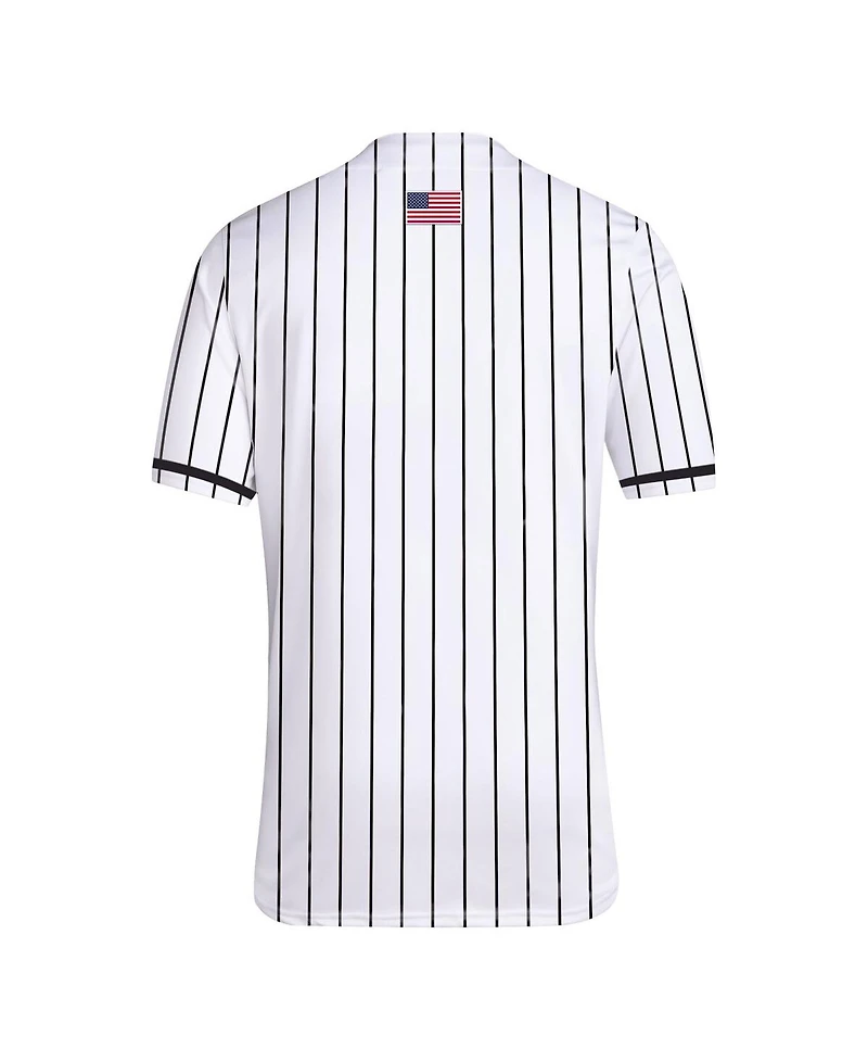 Adidas Men's White Grambling Tigers Replica Baseball Jersey