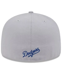 New Era Men's Royal/Gray Los Angeles Dodgers Gameday Sideswipe 59fifty Fitted Hat