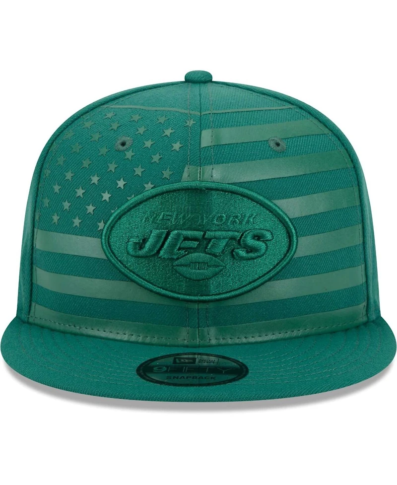 New Era Men's Green New York Jets Independent 9Fifty Snapback Hat