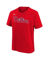 Nike Youth Elly De La Cruz Red Cincinnati Reds Home Player Name Number T-Shirt