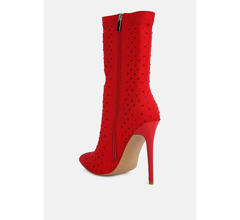 Cheugy Embellished Ankle Boots Women