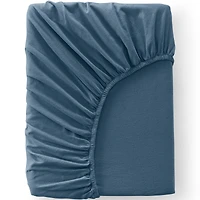 Lands' End Comfy Super Soft Cotton Flannel Fitted Bed Sheet - 5oz
