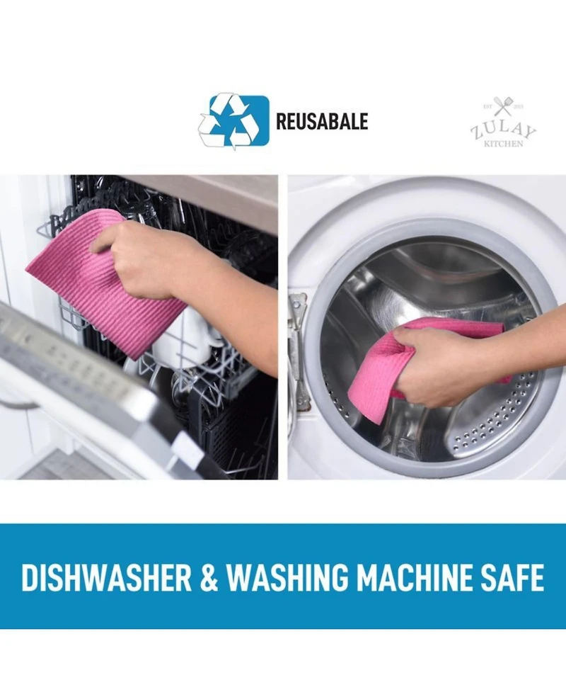 Reusable Eco-Friendly Swedish Dishcloth (6 Pack)