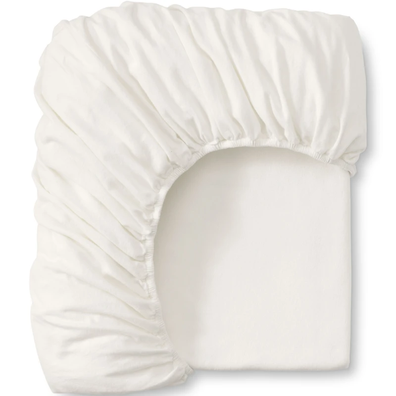 Lands' End Comfy Super Soft Cotton Flannel Fitted Bed Sheet - 5oz