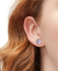 Kate Spade New York Gold-Tone Color Cubic Zirconia Stud Earrings