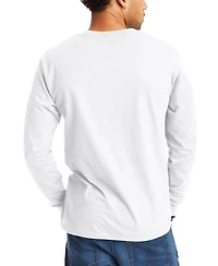 Hanes Beefy-t Unisex Long-Sleeve T-Shirt, 2-Pack
