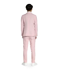 OppoSuits Big Boys Lush Blush 3-Piece Suit Including Blazer, Pants and Clip-On-Tie