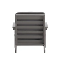 Riviera All-Weather Poly Resin Wood Adirondack Style Deep Seat Patio Club Chair With Cushions