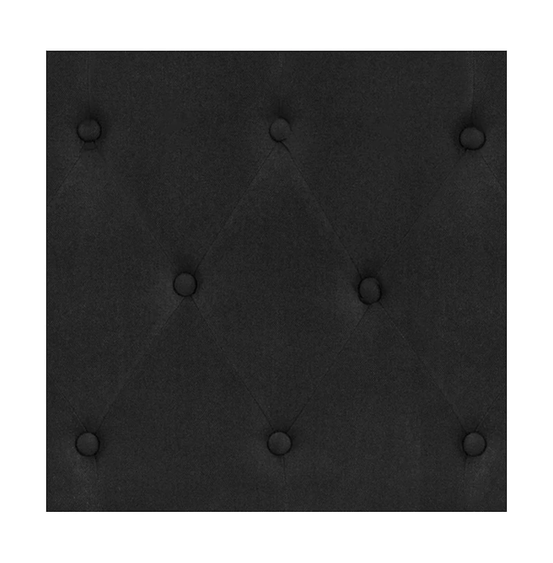 Arched King Button Tufted Upholstered Headboard