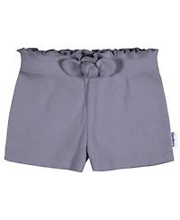 Gerber Toddler Girls Pull-On Knit Shorts, 3-Pack
