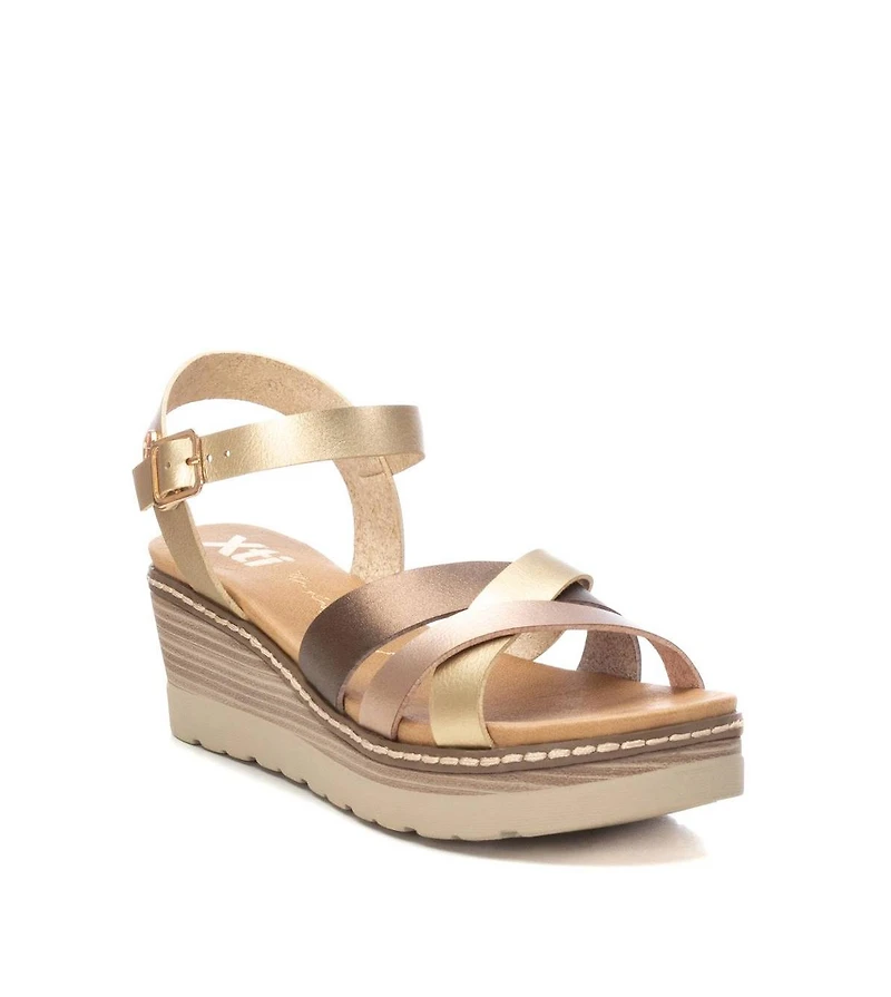 Women's Wedge Strappy Sandals By Xti