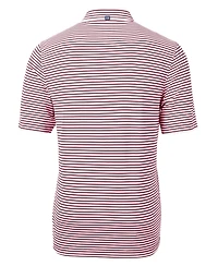 Cutter & Buck Men's Virtue Eco Pique Stripe Recycled Polo Shirt