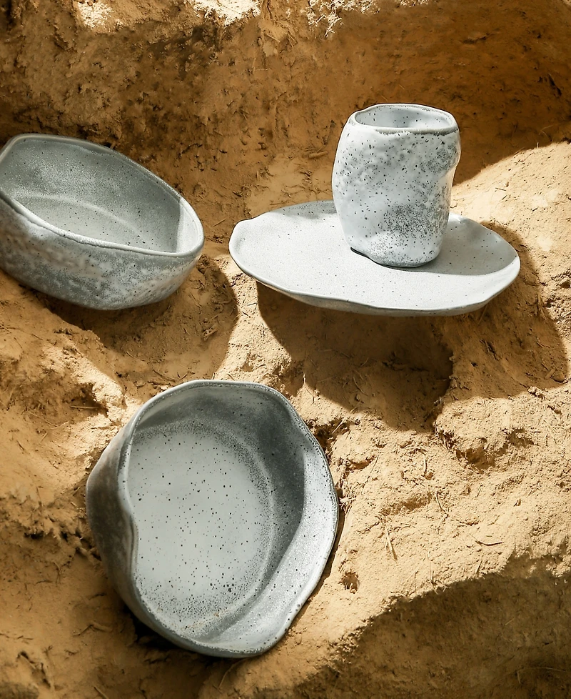 Stone by Mercer Project Atik Pc. Dinnerware Set