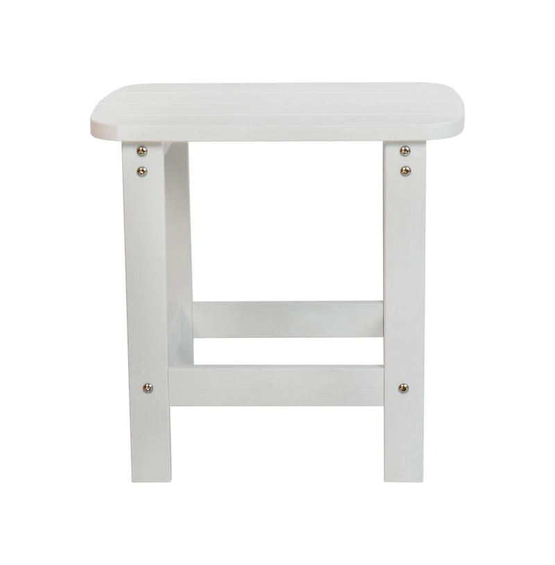 Riviera Poly Resin Indoor/Outdoor All-Weather Adirondack Side Table