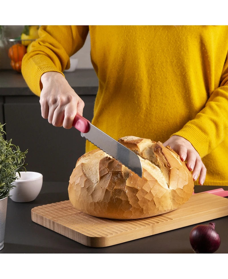 Trebonn Artu 2pc. Bread Board with Knife Set