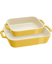 Staub Ceramic 2pc Rectangular Baking Dish Set