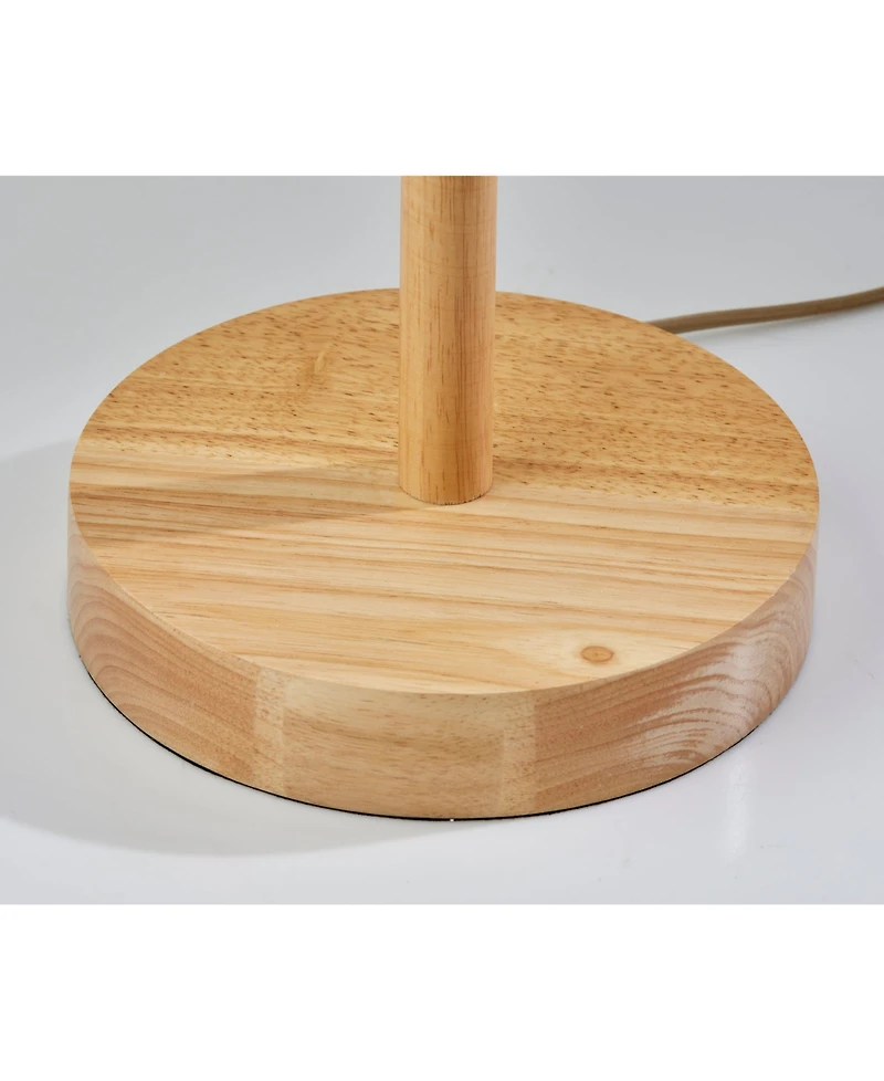 Adesso 61" Wood Mayfair Floor Lamp