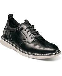 Stacy Adams Little and Big Boys Sync Plain Toe Elastic Lace Up Dress Shoe