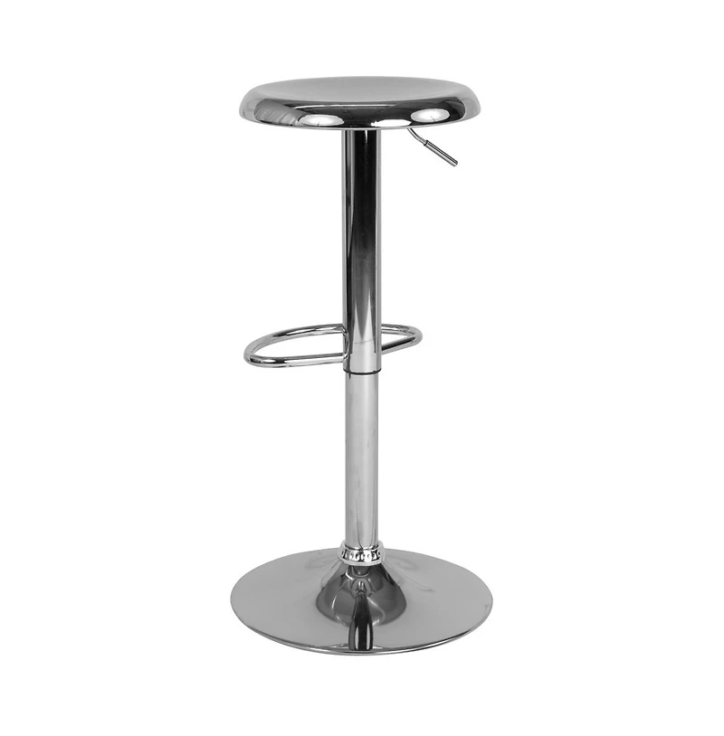 Audrey Retro Style Height Adjustable Barstool With Footrest