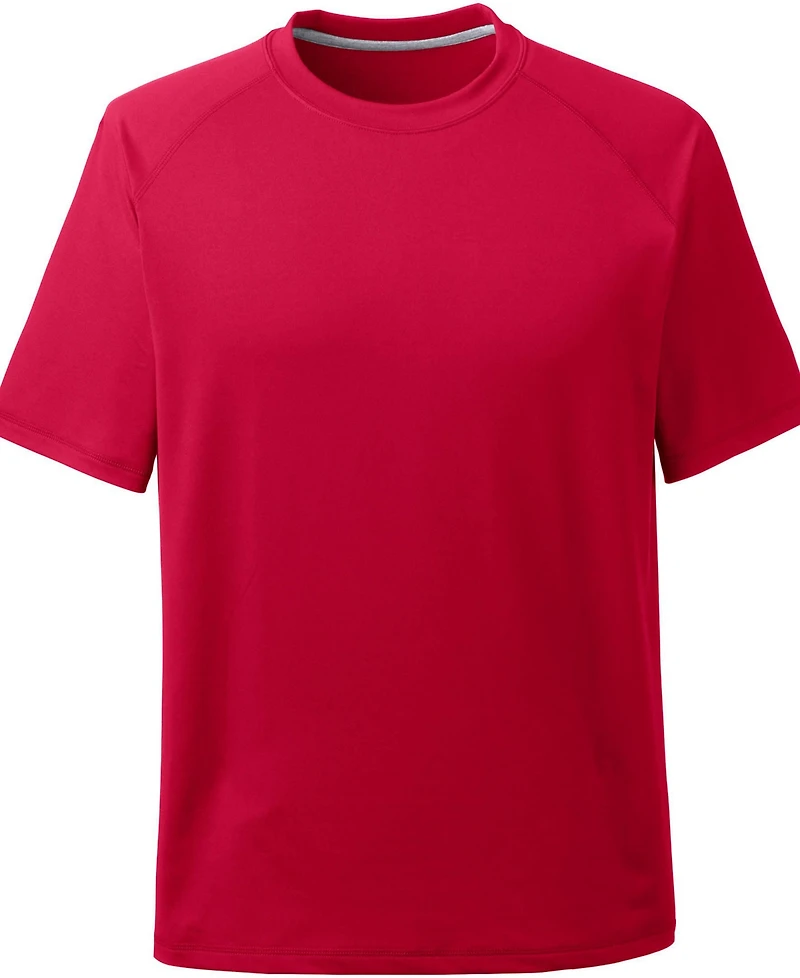 Lands' End Men's School Uniform Short Sleeve Active Tee