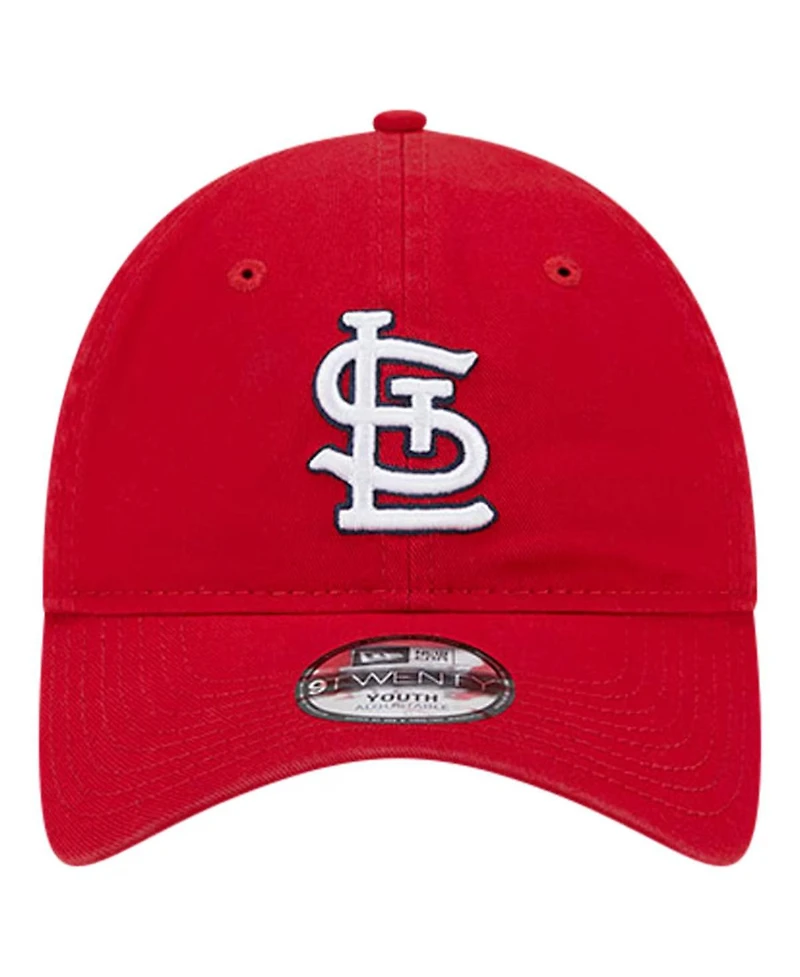 New Era Youth Red St. Louis Cardinals Team Color 9Twenty Adjustable Hat