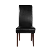 Emma+Oliver Two Mid-Century Parson'S Chairs And Finished Hardwood Frame For Kitchen, Dining Room & More