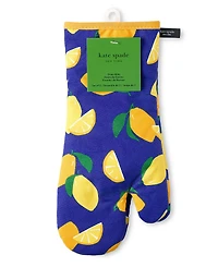 Kate Spade New York Lemon Party Oven Mitt Navy 2-Pack