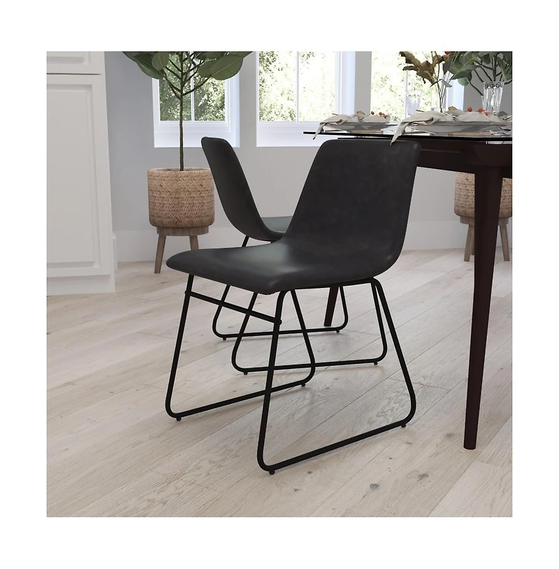 Carrollton 18 Inch Bucket Seat Dining Chairs