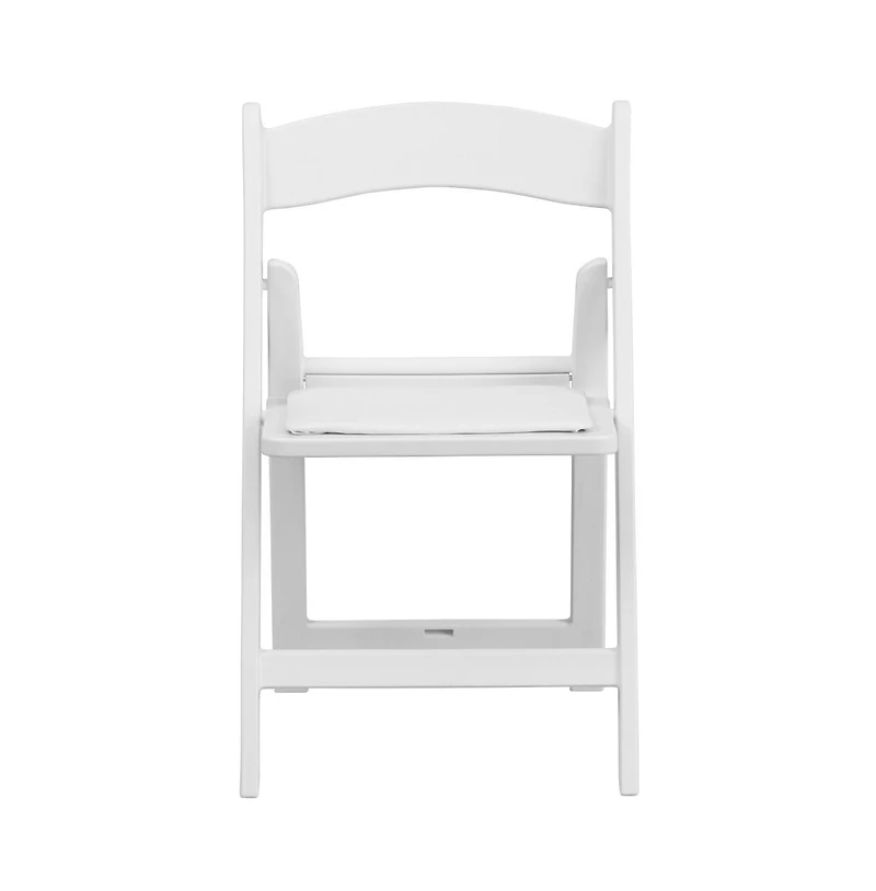 10 Pack Kids Resin Folding Event Party Chair With Vinyl Padded Seat