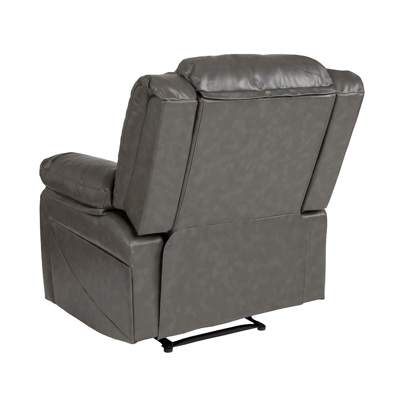 Emma+Oliver Recliner With Bustle Back And Padded Arms