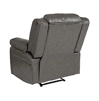 Emma+Oliver Recliner With Bustle Back And Padded Arms