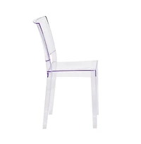Emma+Oliver 4 Pack Transparent Stacking Side Chair