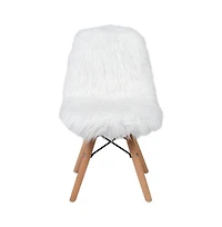 Kids Shaggy Dog Accent Chair - Desk Chair - Playroom Chair