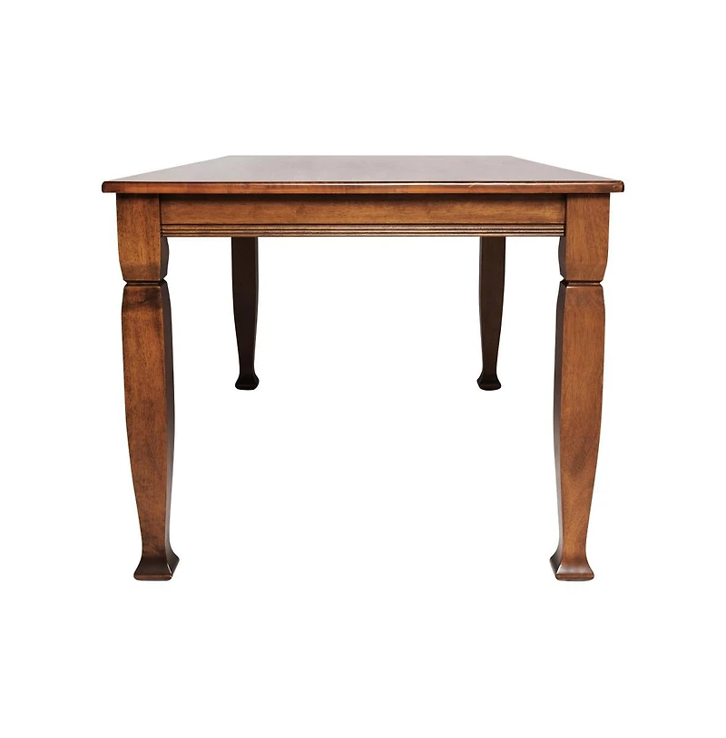 Merrick Lane Finnley Wooden Dining Table With Sculpted Legs