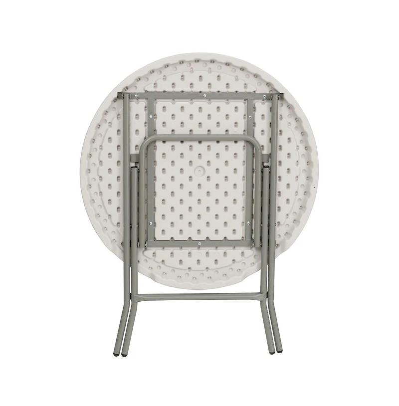2.63-Foot Round Plastic Folding Table