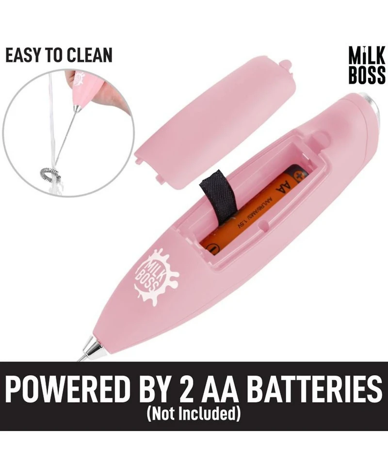 Milk Boss Frother With Holster Stand