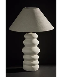 Adesso 25" Matte Ceramic Marcey Table Lamp