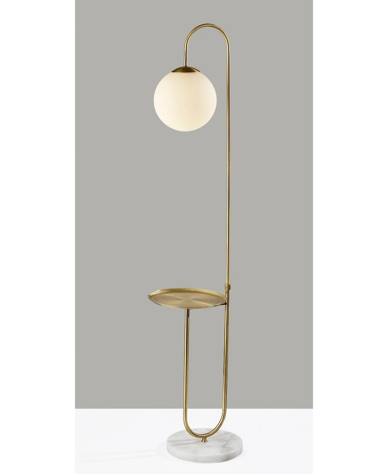 Adesso 61.25" Terra Shelf Floor Lamp