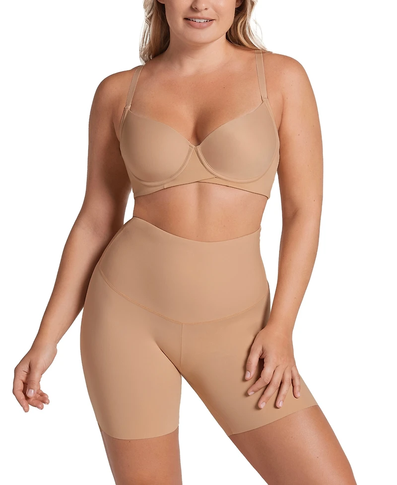 Leonisa Women's Moderate Compression High-Waisted Shaper Slip Shorts 012925